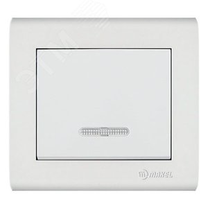 Изображение товара MANOLYA ВЫКЛЮЧАТЕЛЬ 1 КЛАВИШНЫЙ С ПОДСВЕТКОЙ (шт)