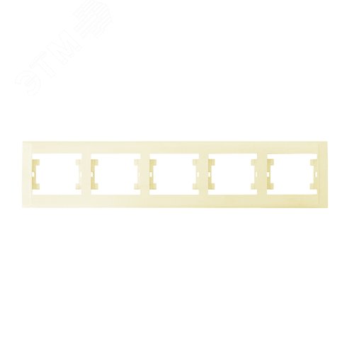 Изображение товара Defne рамка 5-ти постовая бежевая (шт)