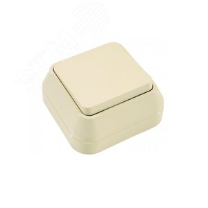 Изображение товара накладной крем. выключатель 1кл прох. (шт)