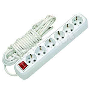 Изображение товара Удлинитель 6x3 м с выключателем (шт)