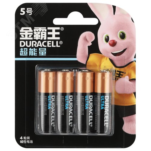 Элемент питания АА алкалиновый 1,5v 4 шт. LR6-4BL Ultra power (CN) - фото 1