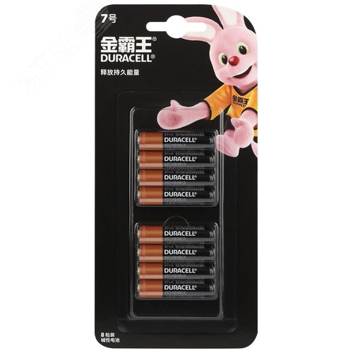 Элемент питания алкалиновый ААА 1,5v 8 шт. LR03-8BL Basic (CN) - фото 1