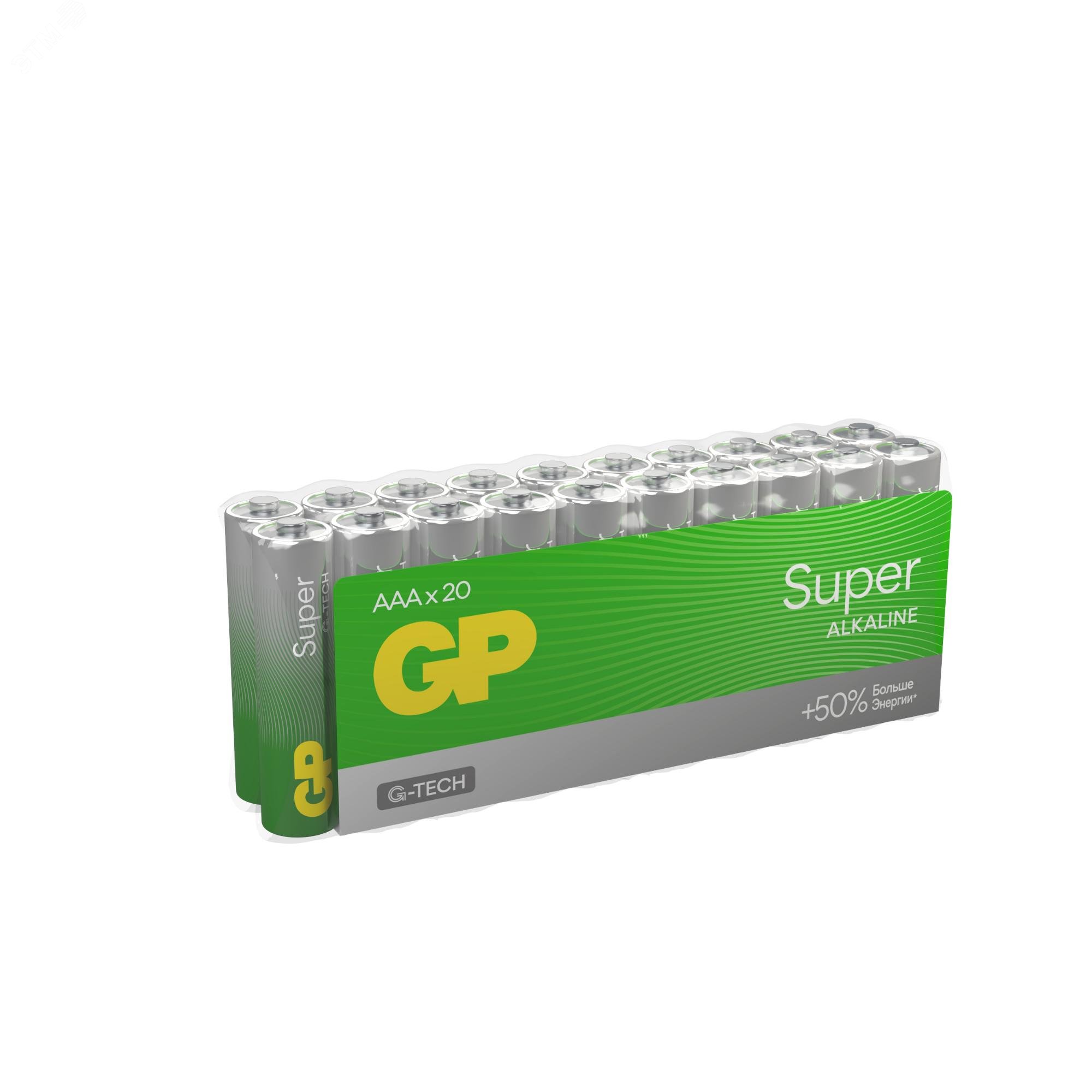 Изображение товара Батарейка алкалиновая GP Super Alkaline G-Tech 24А ААA (шт)
