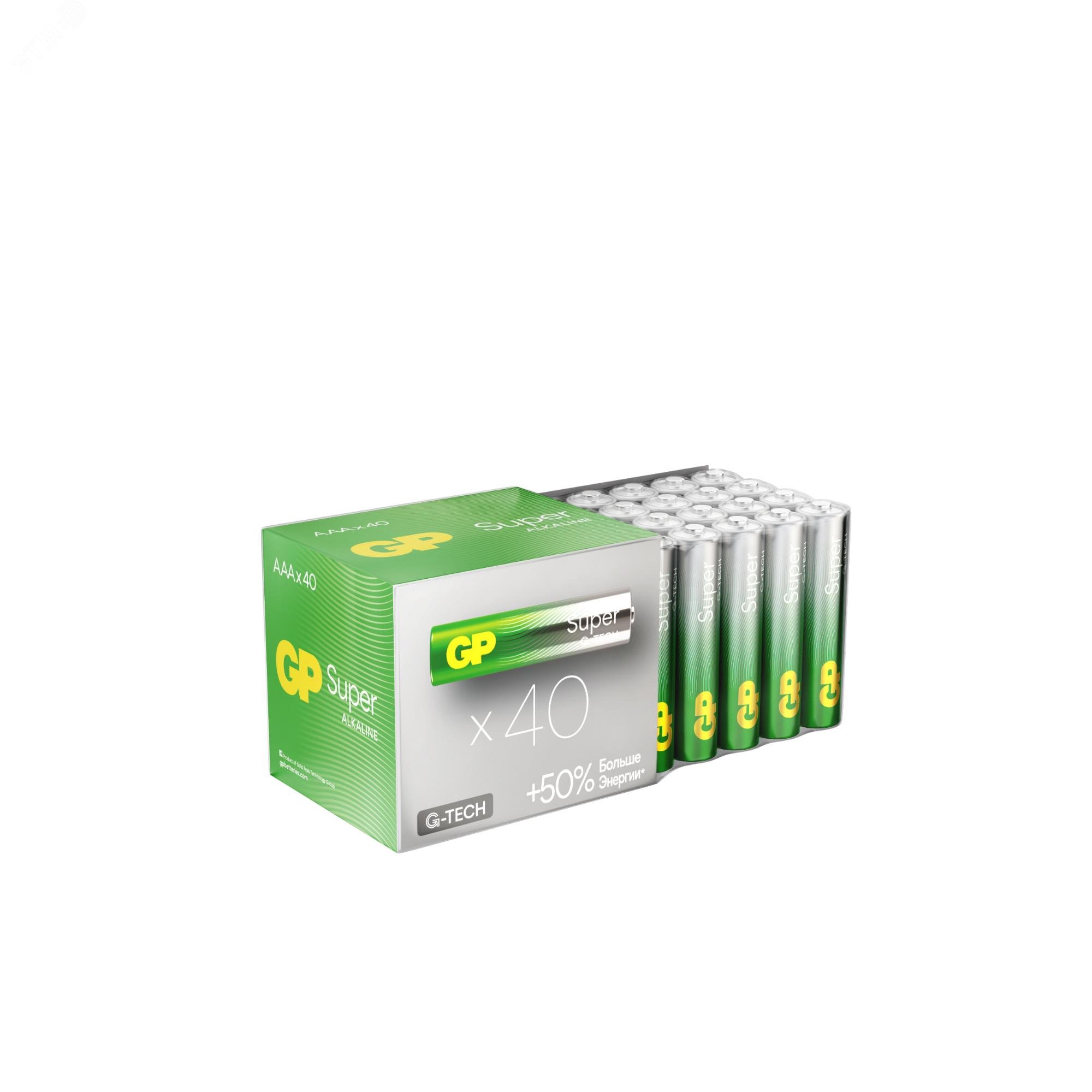 Изображение товара Батарейка алкалиновая GP Super Alkaline G-Tech 24А ААA (шт)
