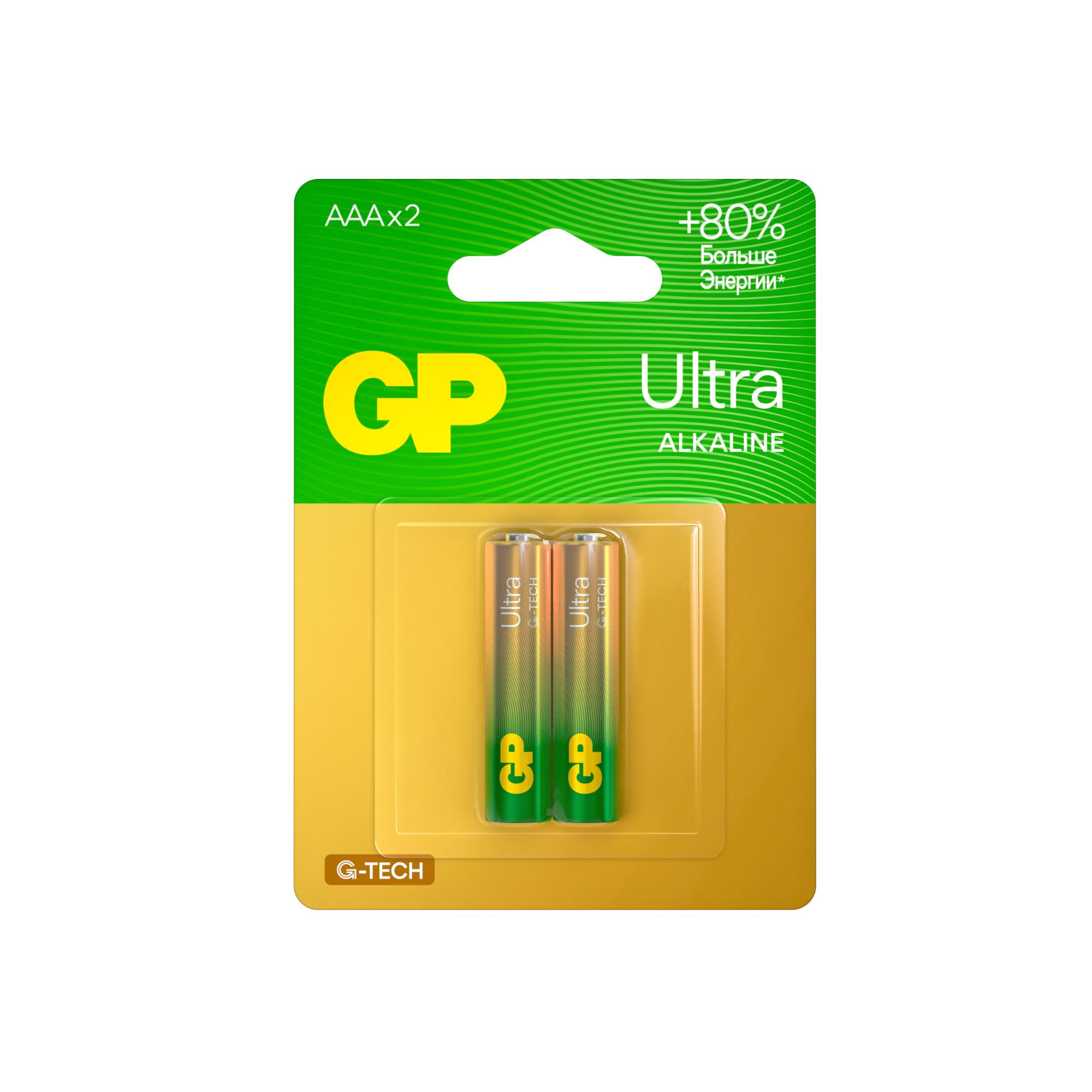 Батарейка алкалиновая GP Ultra Alkaline G-Tech 24А AАA