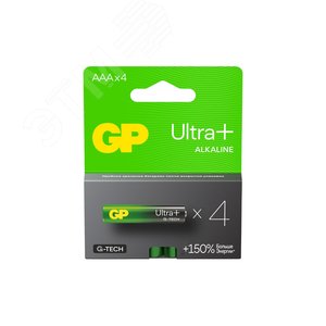 Изображение товара Батарейка алкалиновая c технологией G-tech GP Ultra Plus Alkaline 24А AАA (шт)