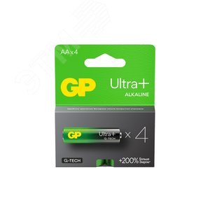 Изображение товара Батарейка алкалиновая c технологией G-tech GP Ultra Plus Alkaline 15А AА (шт)