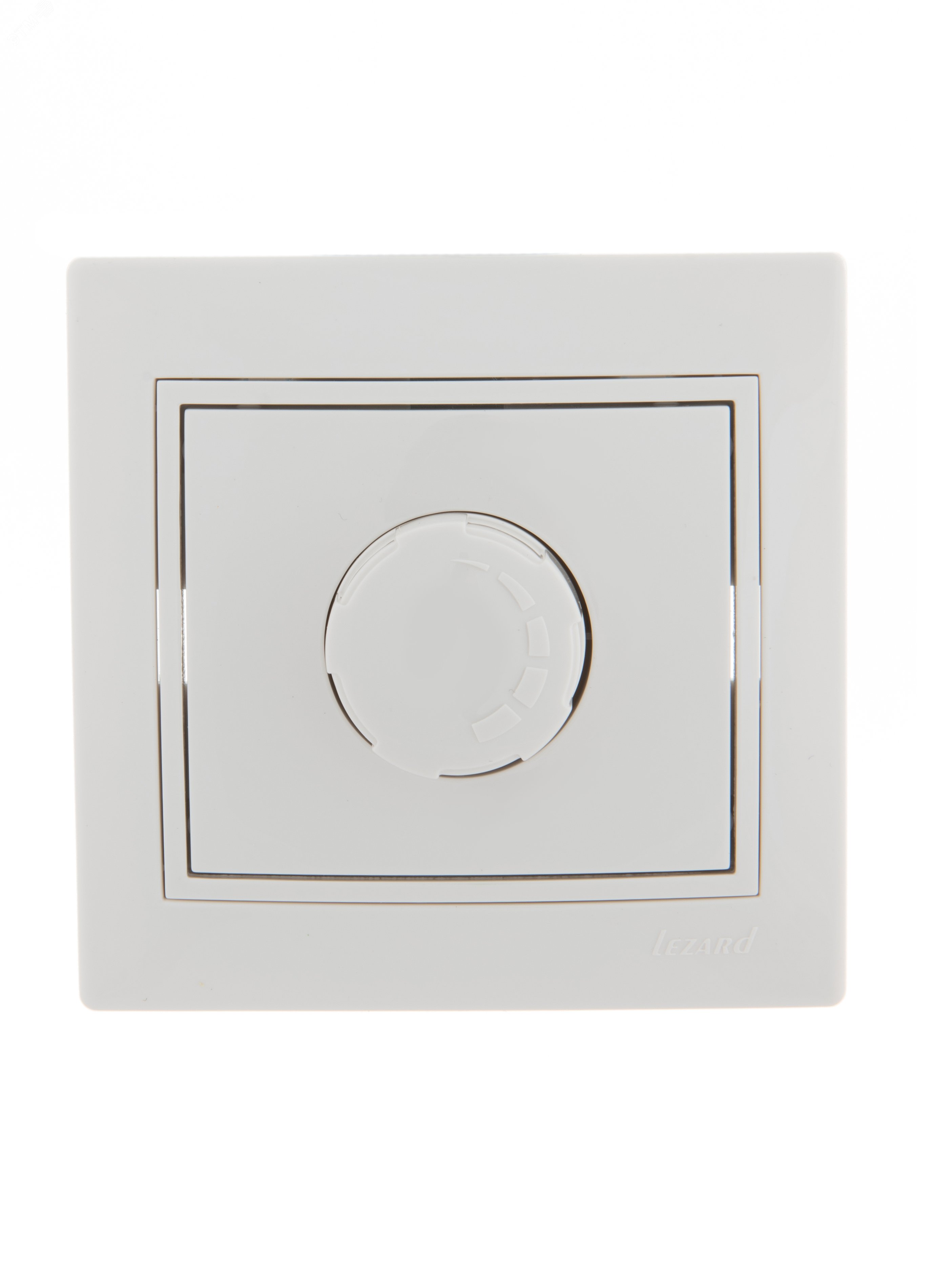 Изображение товара Мощный светорегулятор Mira 800Вт с белой вставкой и скрытым монтажом