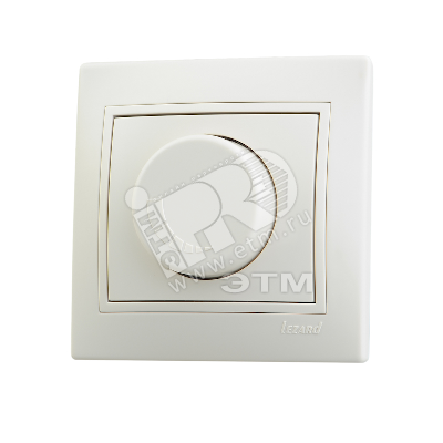 Изображение товара MIRA Диммер 800Вт бежевый с бежевой вставкой для плавной регулировки освещения