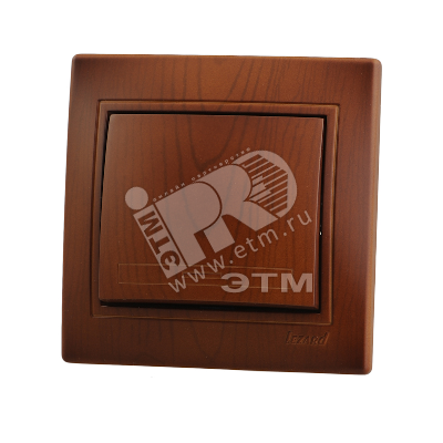 Изображение товара Выключатель одноклавишный серии MIRA Lezard для бытового использования