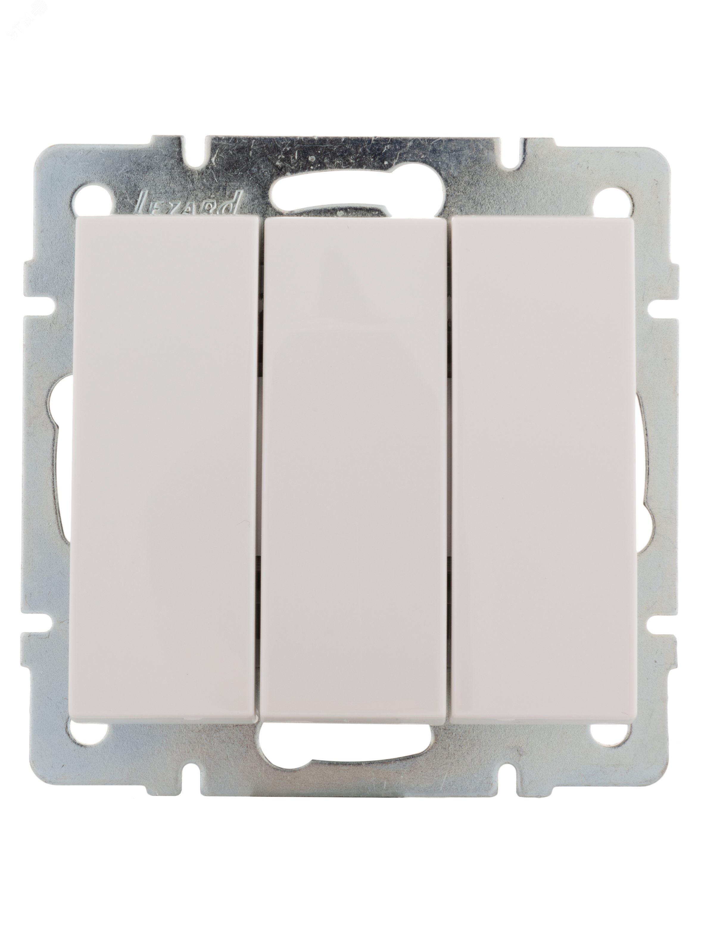 Изображение товара Выключатель RAIN тройной белый механический IP20 220 В