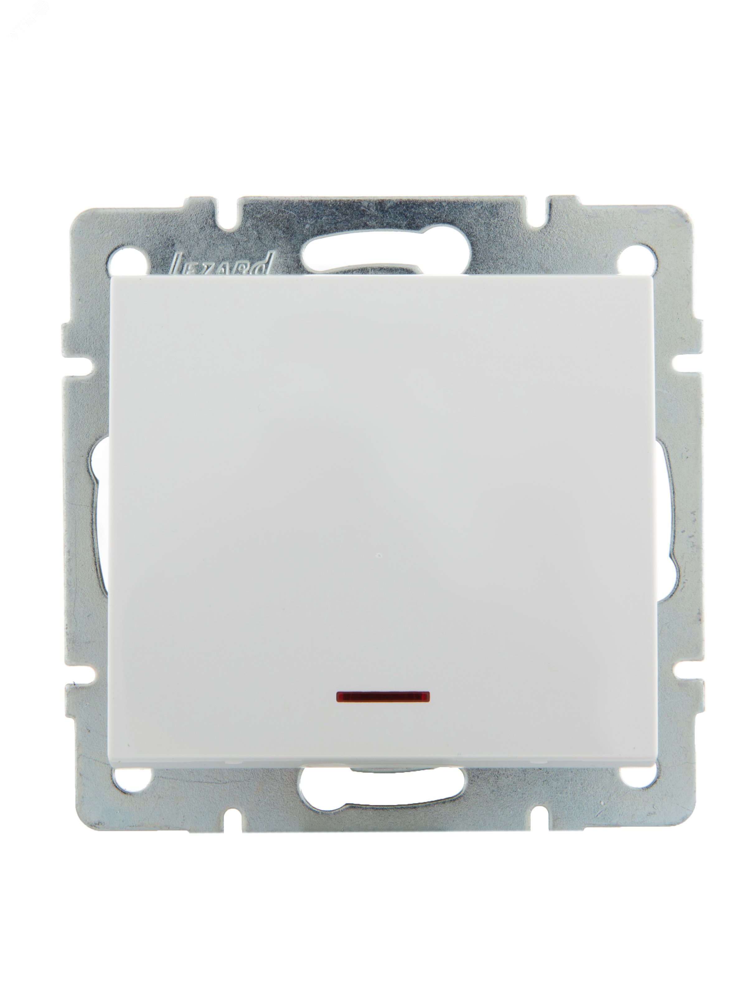 Изображение товара Выключатель RAIN с подсветкой белый механизм 1 клавиша IP20 220В