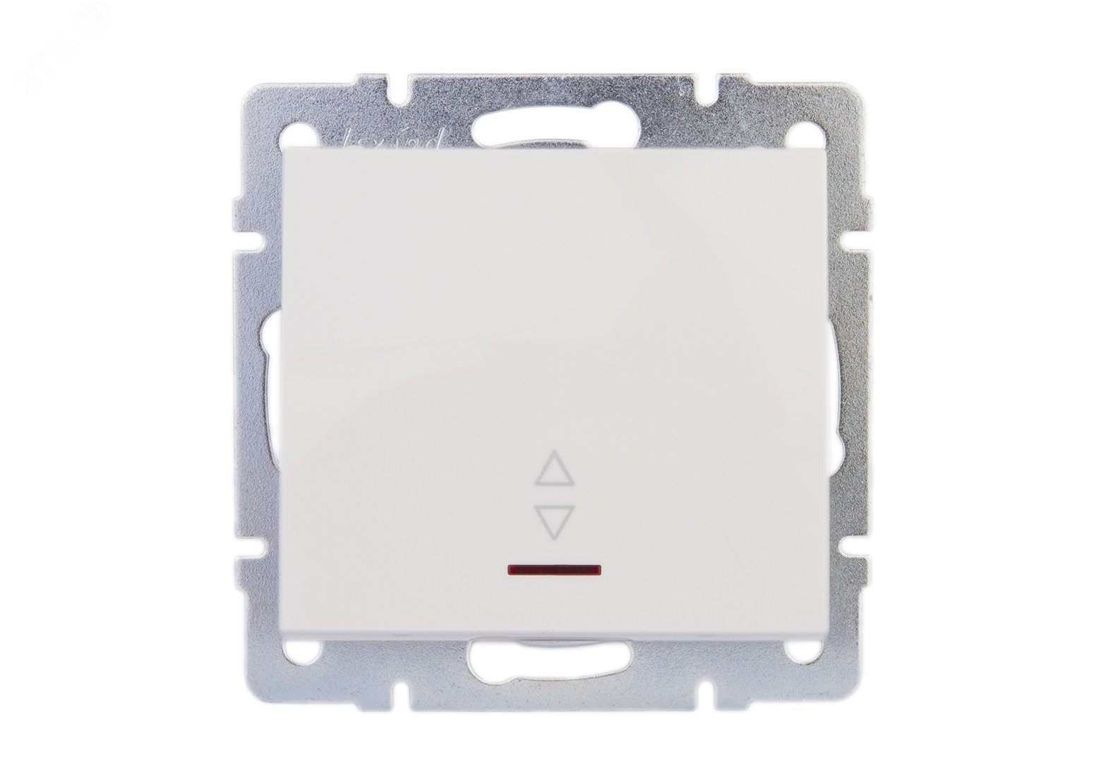 Изображение товара Выключатель проходной с подсветкой RAIN белый 1 клавиша IP20