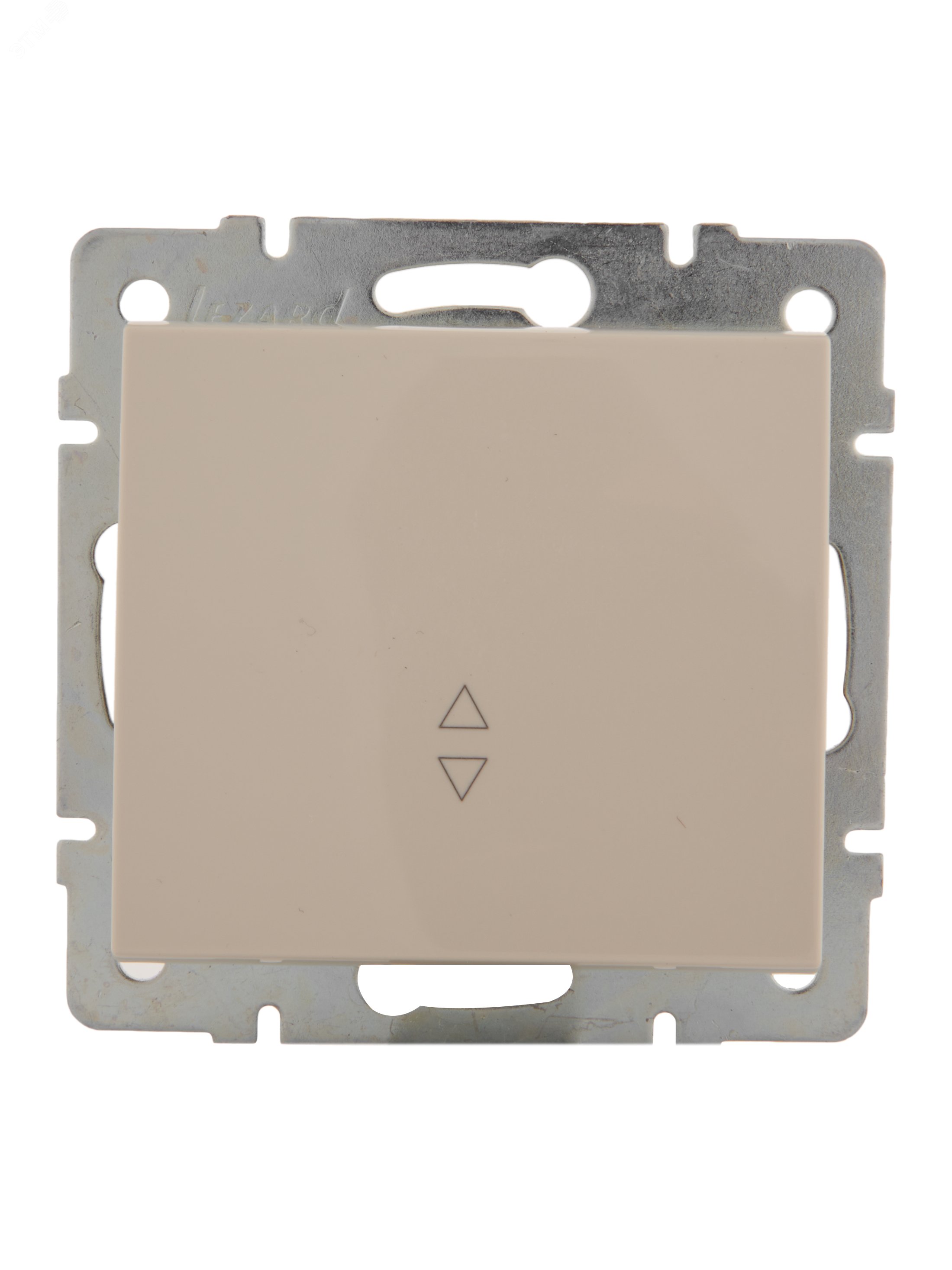 Изображение товара Выключатель проходной крем механизм RAIN, 1 клавиша, IP20, 220 В, Винтовое крепление