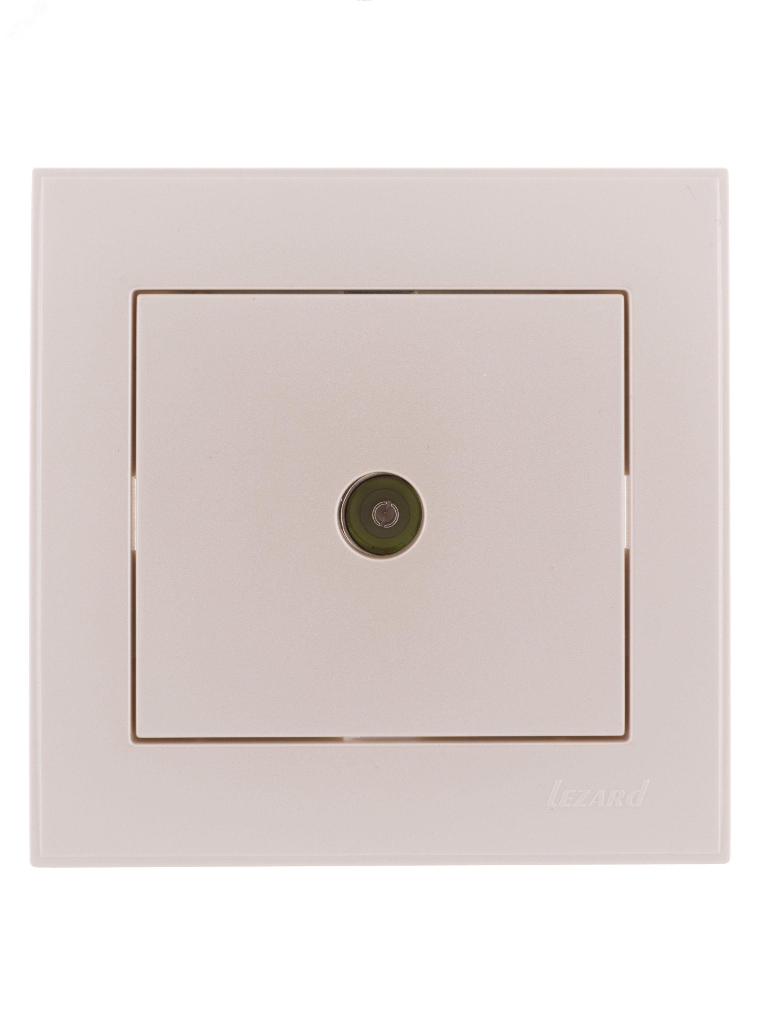 Изображение товара Розетка информационная серии RAIN для TV жемчужно-белый перламутр