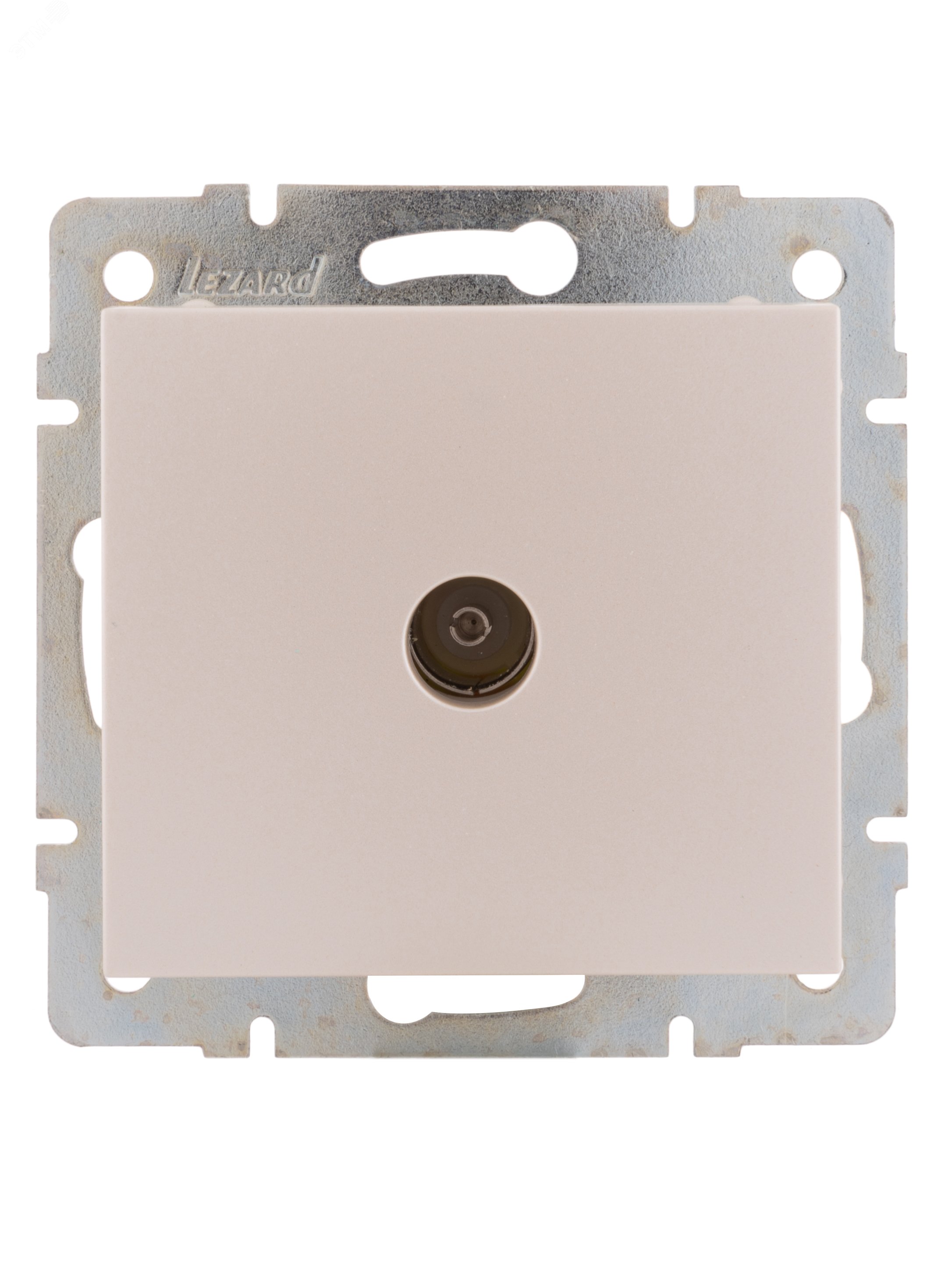 Изображение товара Розетка TV RAIN жемчужно-белый перламутр Lezard скрытая монтаж