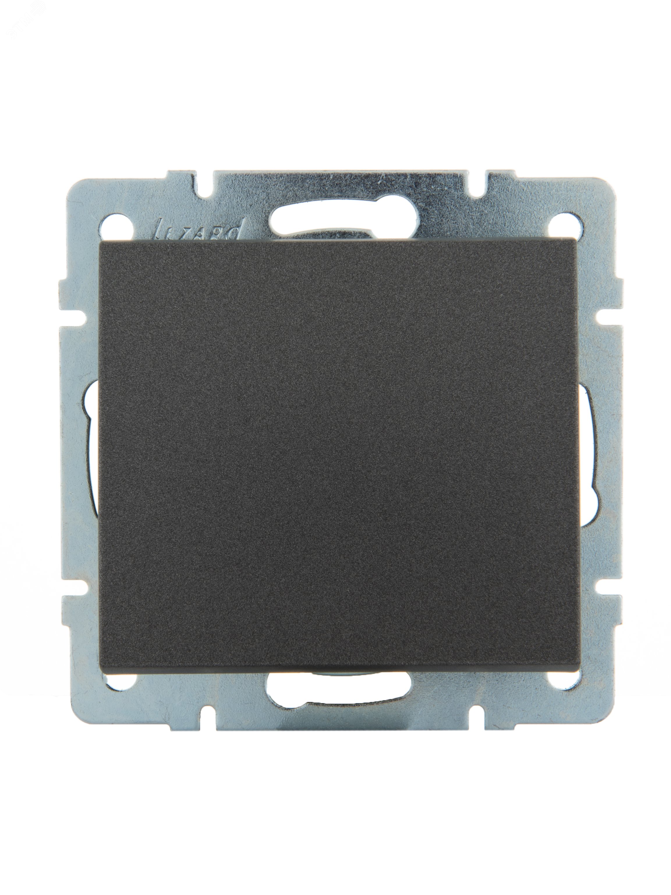 Изображение товара Выключатель RAIN черный графит матовый механизм скрытого монтажа 1 клавиша