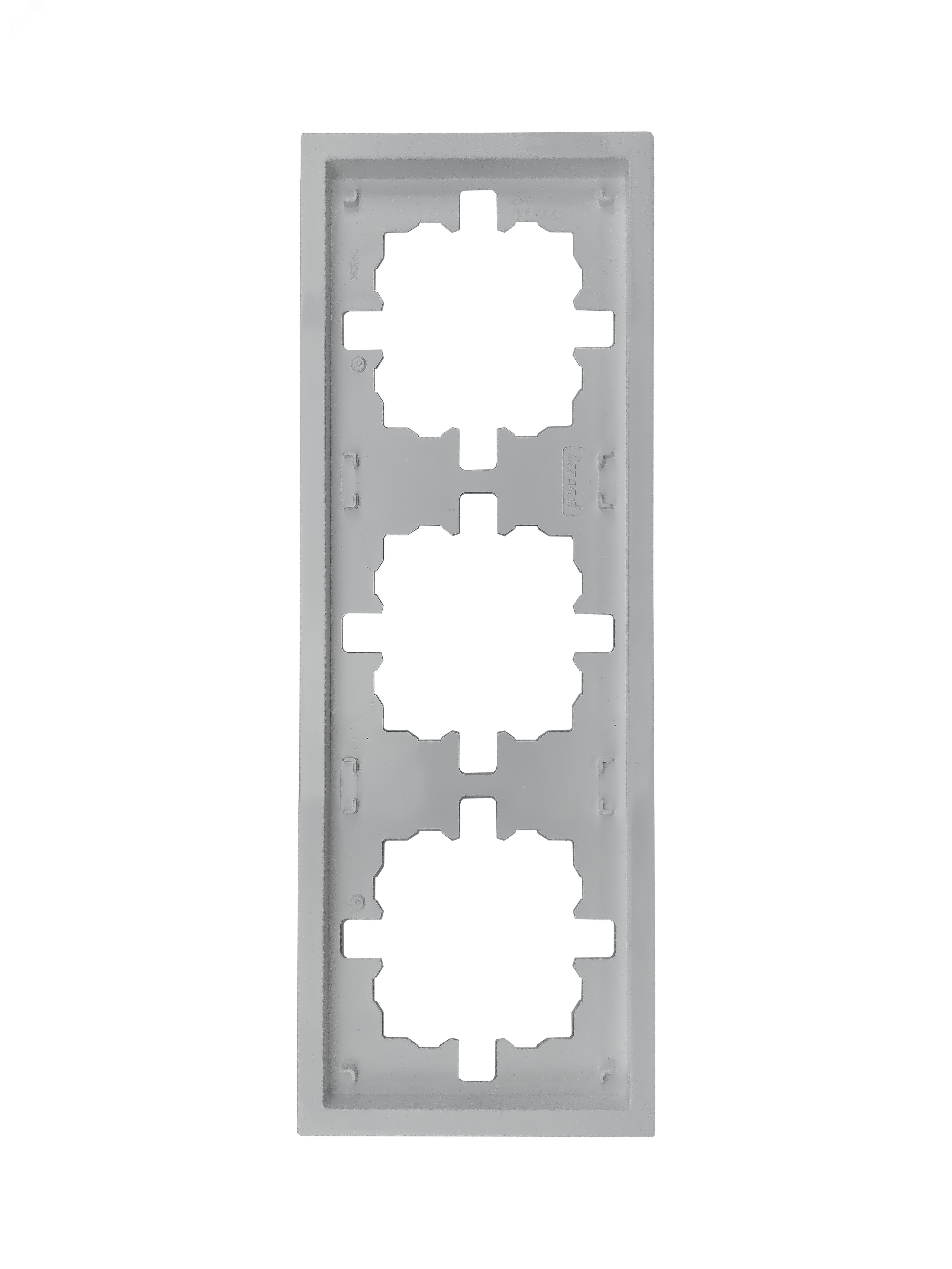 Изображение товара Универсальная рамка для электропроводки ZIMA Lezard белая 704-0200-148