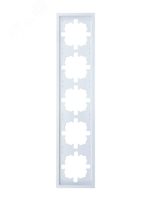 Изображение товара Универсальная рамка ZIMA Lezard 704-0200-150 белая для горизонтального и вертикального монтажа