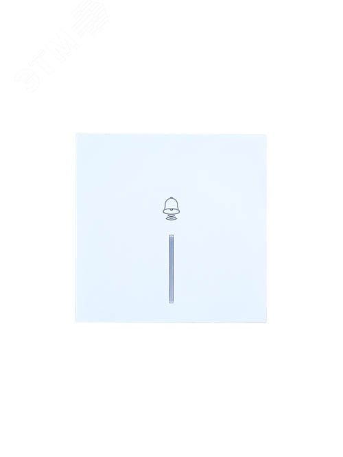 Изображение товара Кнопка звонка с подсветкой ZIMA 10 А белая Lezard 704-0288-108QC