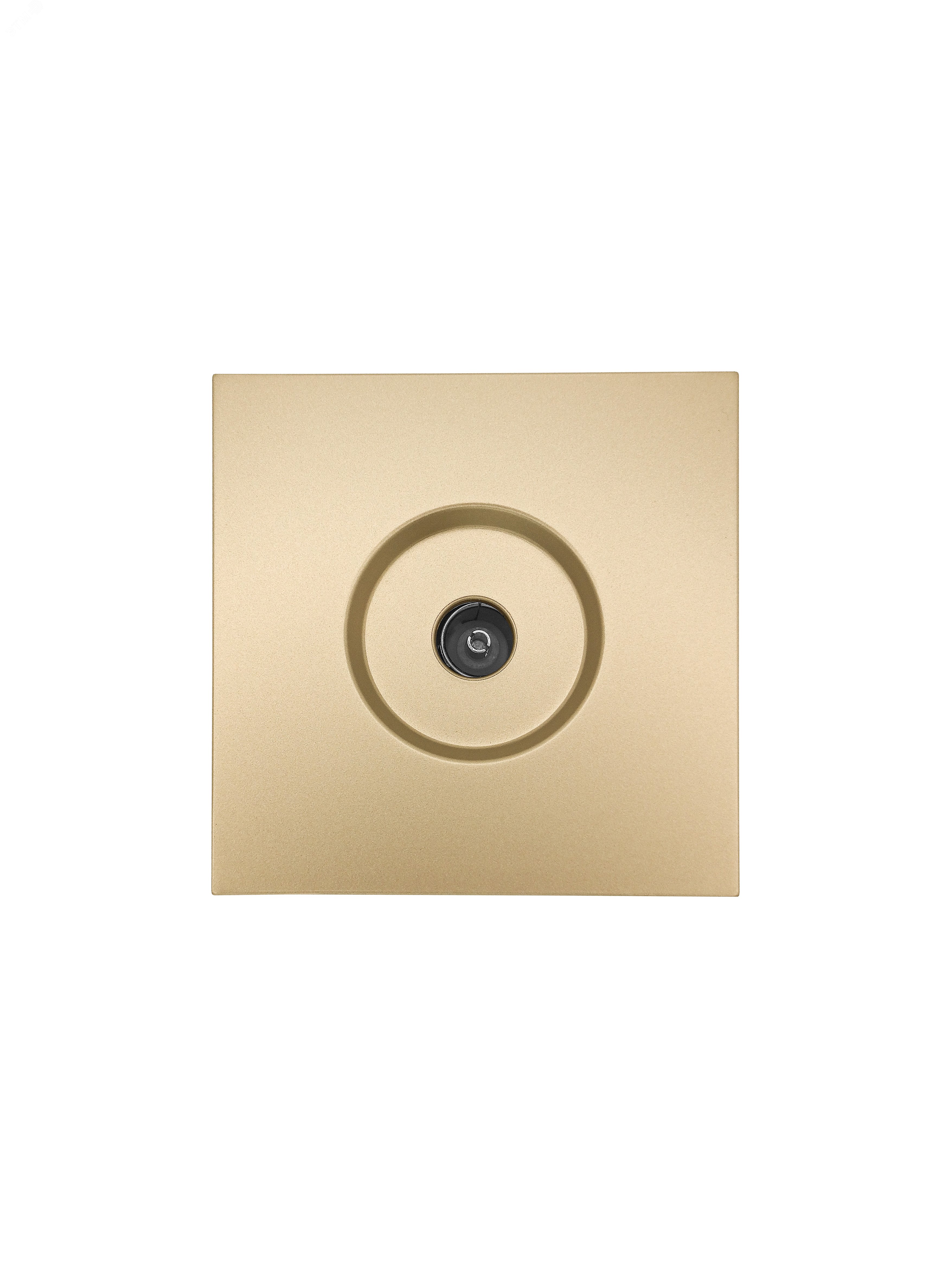 Изображение товара Золотая проходная розетка ТВ Lezard 704-3688-129 для мультимедийных систем