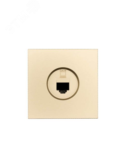 Изображение товара Розетка компьютерная Cat 6 Lezard с золотым покрытием 704-3688-140