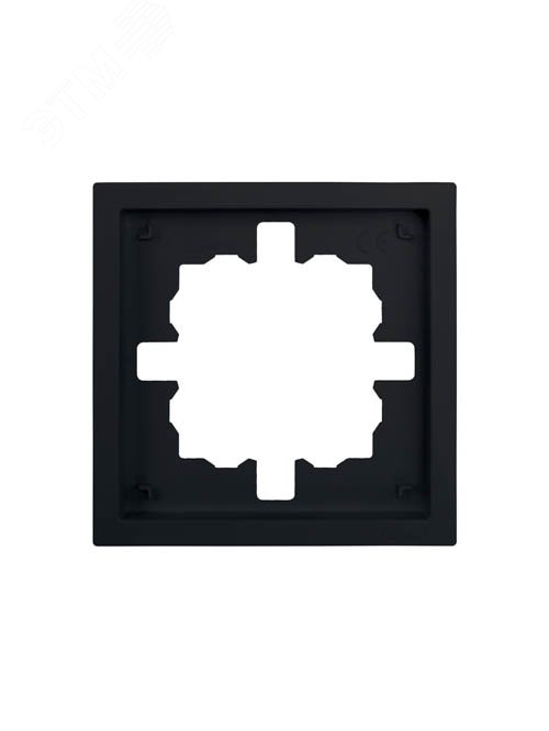 Изображение товара Рамка универсальная ZIMA для электроустройств черный бархат Lezard 704-4200-146