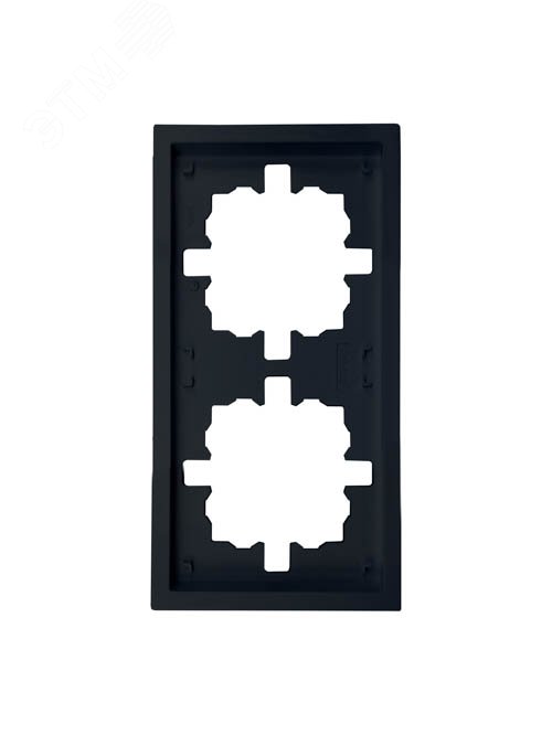 Изображение товара ЗИМА Универсальная рамка для электрослаботочных устройств черный бархат Lezard 704-4200-147