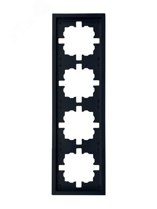 Изображение товара ЗИМА Рамка 4-ая универсальная черный бархат Lezard 704-4200-149