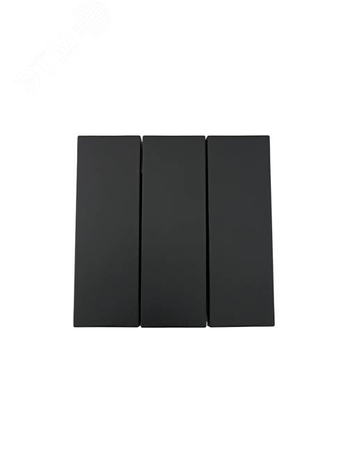 Изображение товара Выключатель 3-кл. 10 А механизм черный бархат Lezard 704-4288-109QC