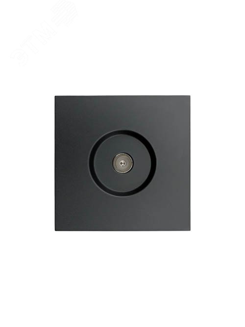 Изображение товара ZIMA Розетка ТВ проходная, механизм, черный бархат Lezard 704-4288-129 (шт)