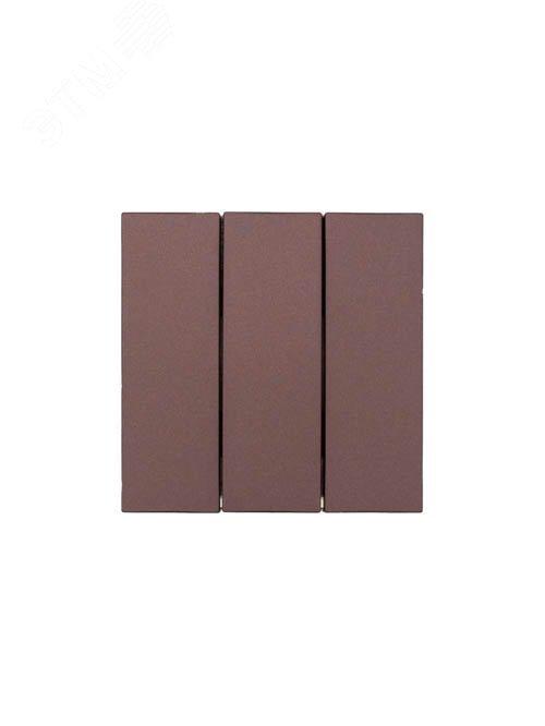 Изображение товара Выключатель 3-кл., 10 А, механизм, шоколад Lezard 704-7388-109QC