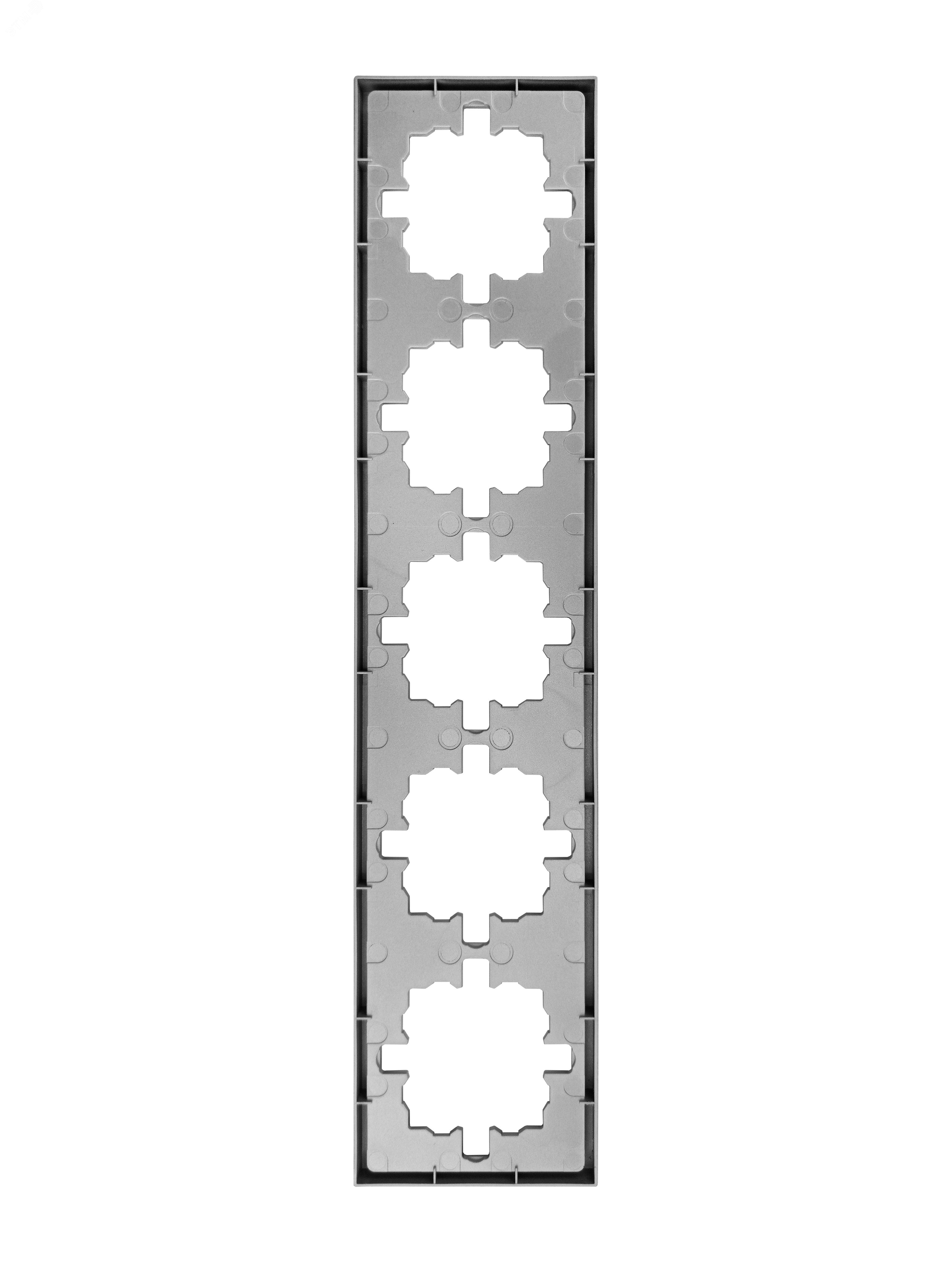 Изображение товара ZIMA Рамка 5-ая универсальная серый матовый Lezard 704-7400-150