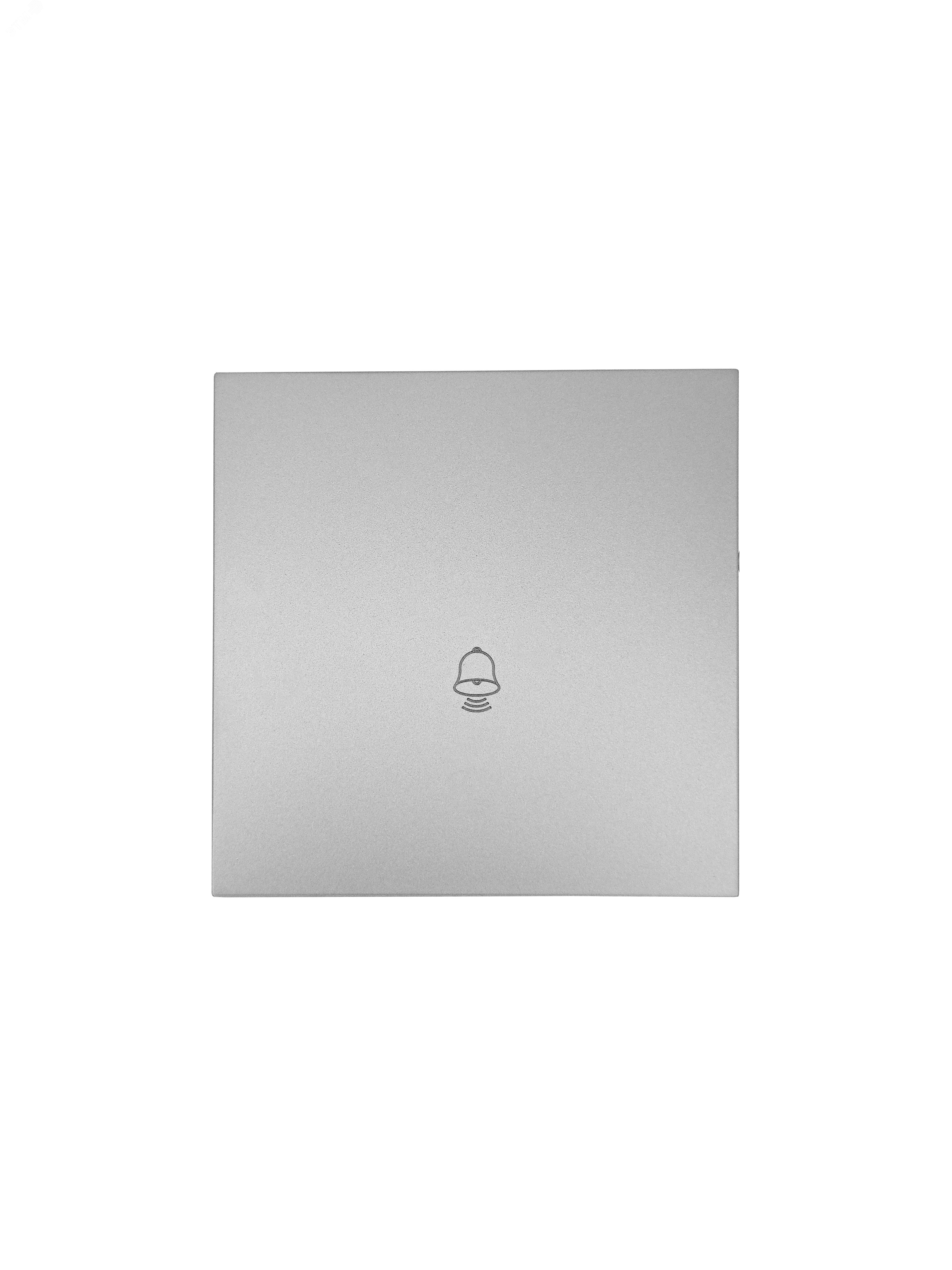 Изображение товара ZIMA Кнопка звонка 10 А серый матовый Lezard 704-7488-103QC