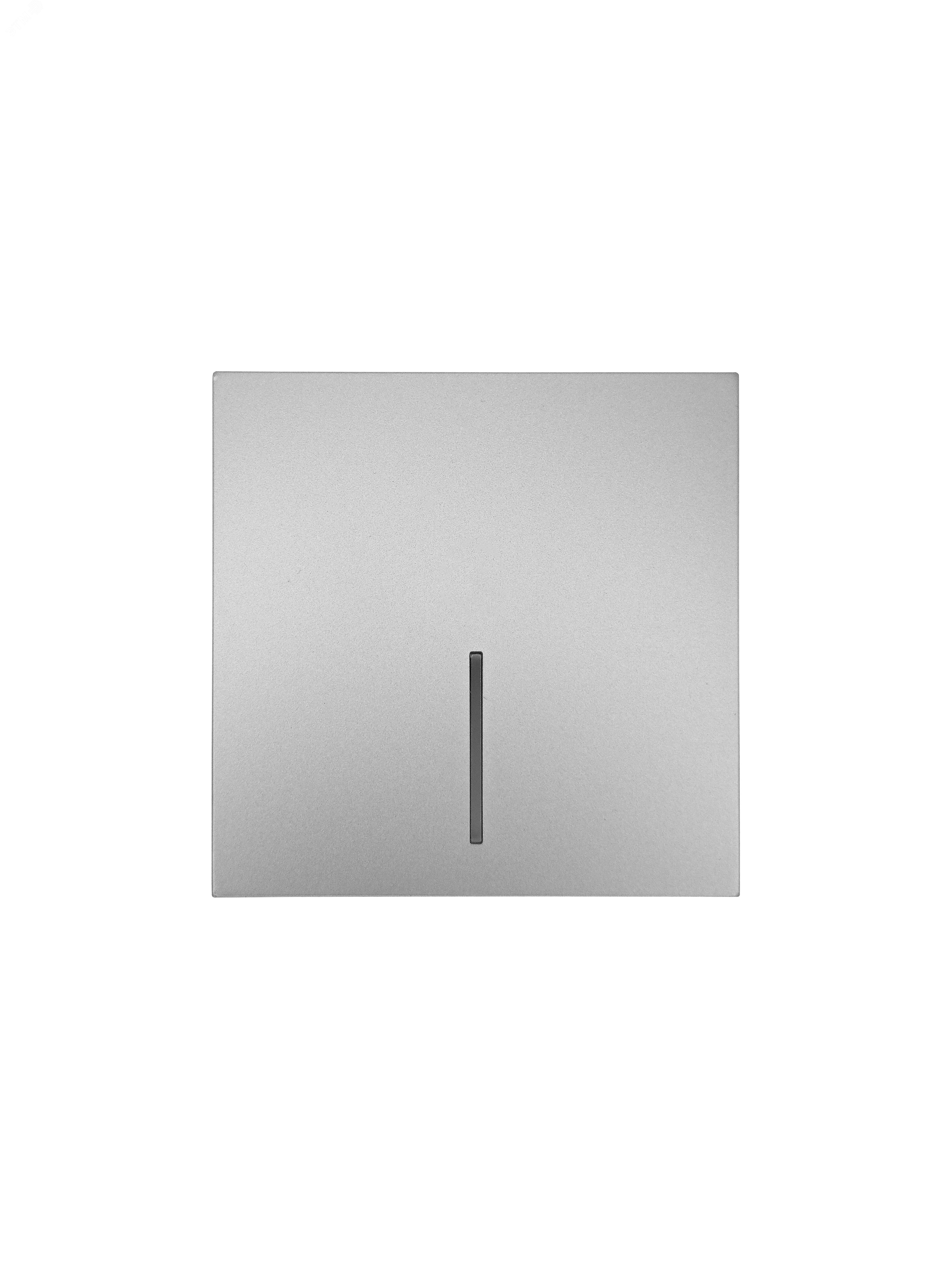 Изображение товара Выключатель с подсветкой ZIMA 10А серый матовый безвинтовой механизм