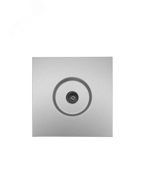 Изображение товара ЗИМА Розетка ТВ оконечная механика серый матовый Lezard 704-7488-130