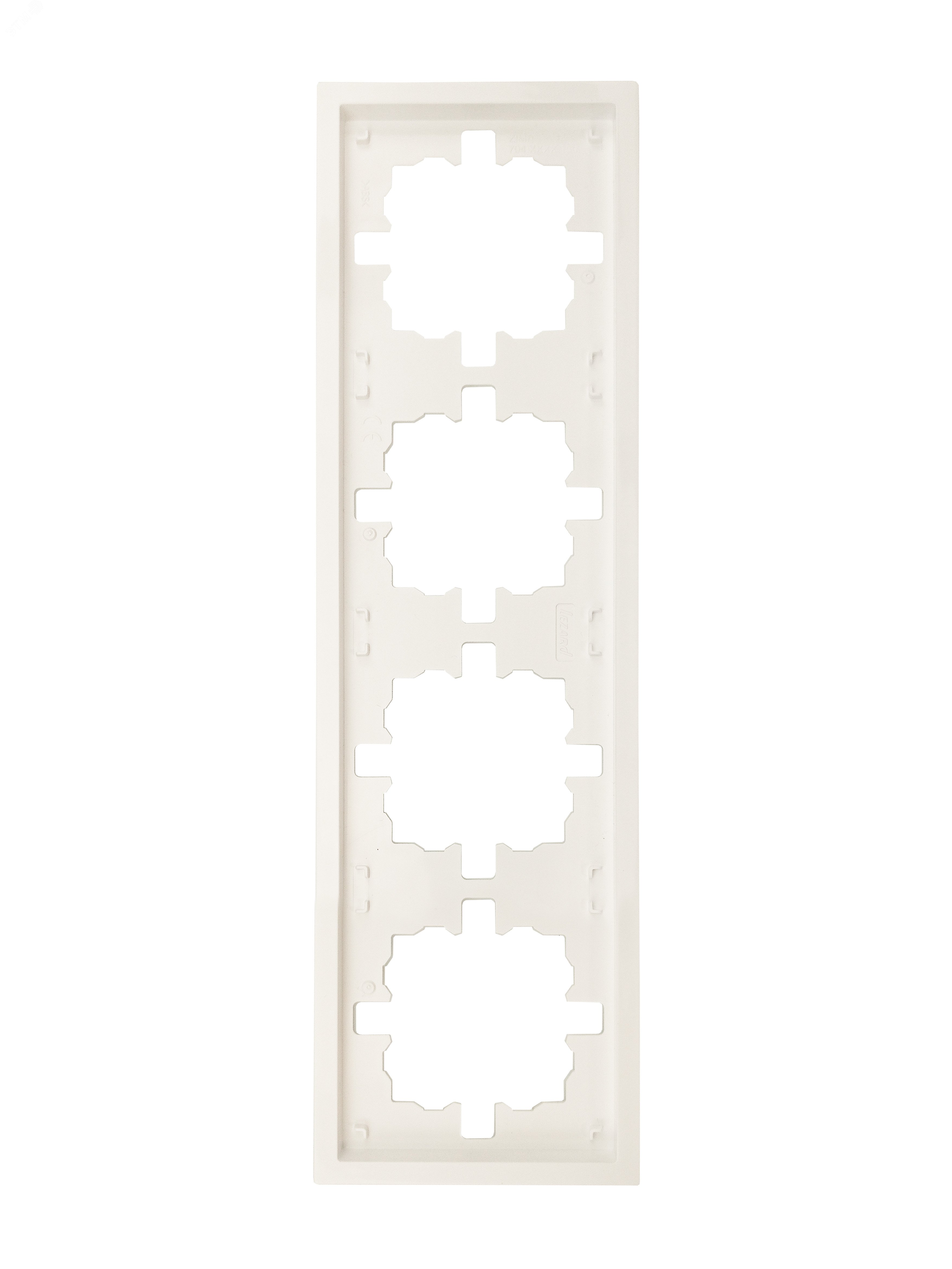 Изображение товара ZIMA Рамка 4-ая универсальная слоновая кость Lezard 704-9000-149