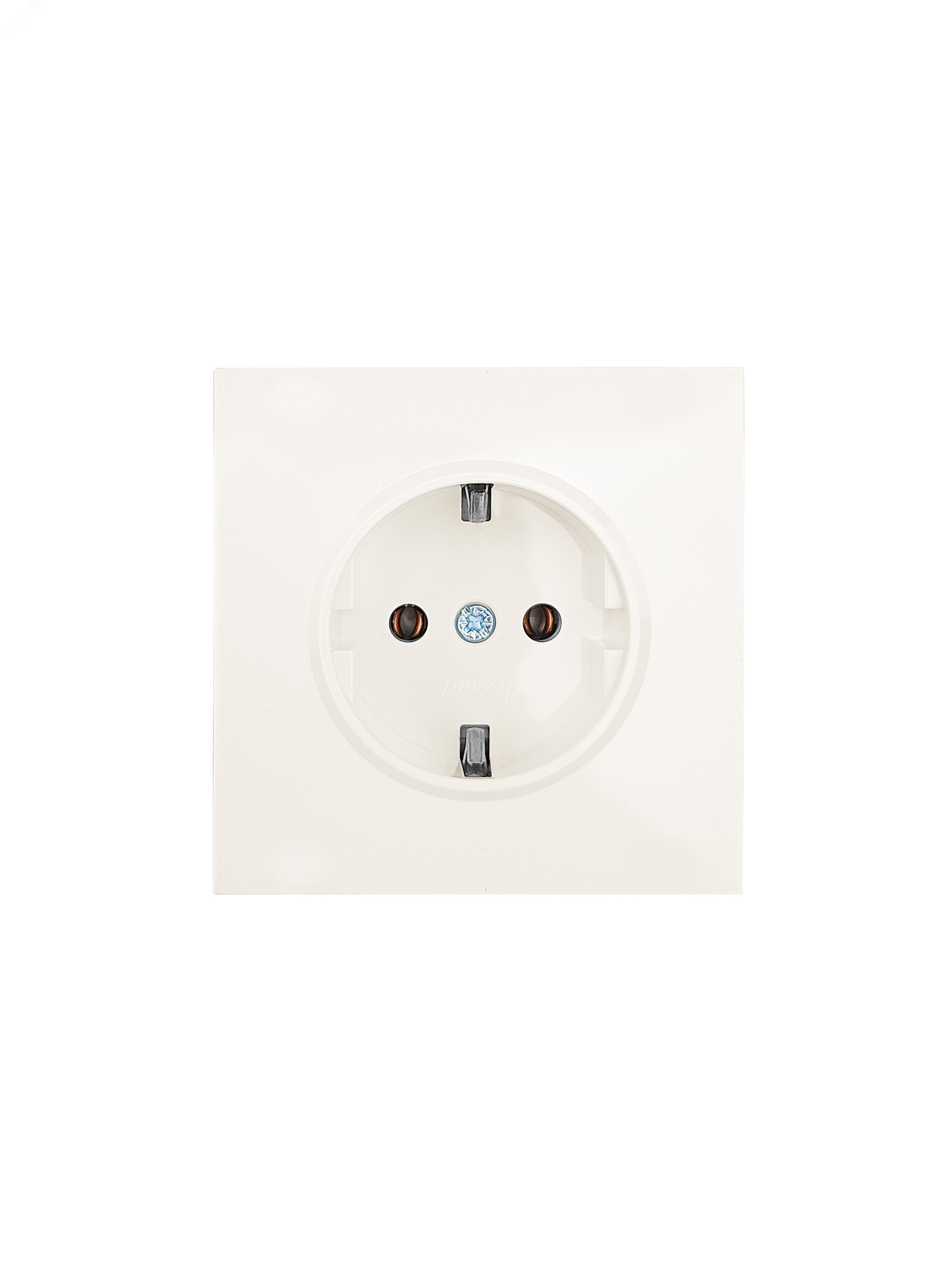 Изображение товара Розетка с заземлением Lezard 16 А слоновая кость безвинтовой механизмы