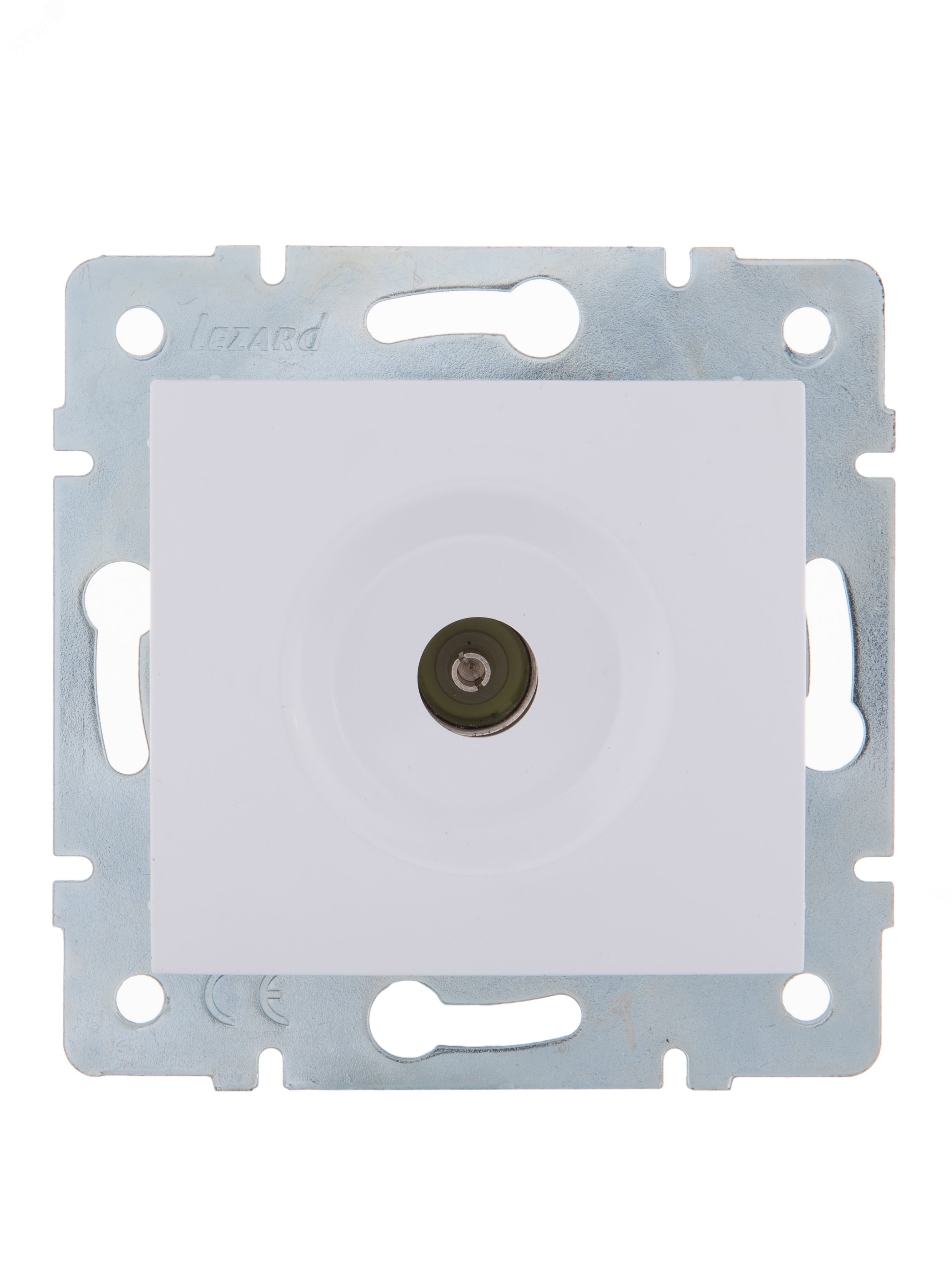 Изображение товара Карина Розетка ТВ оконечная белая 1 пост для скрытого монтажа IP20