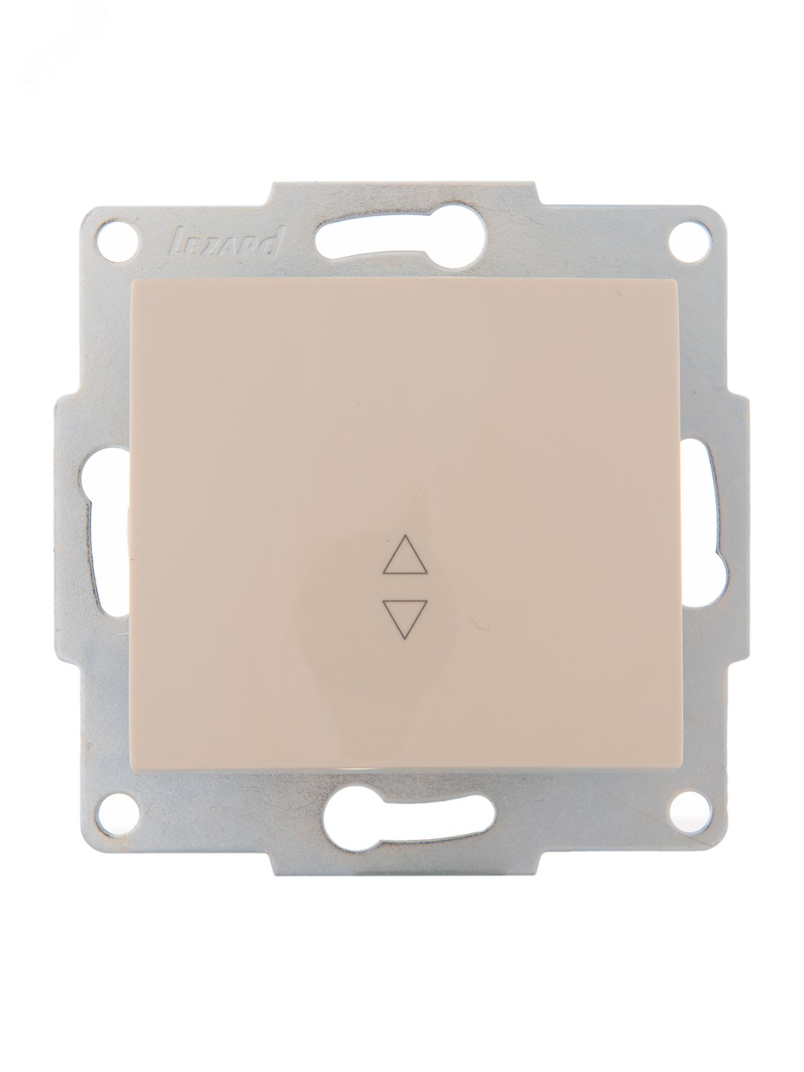 Изображение товара Выключатель проходной KARINA 1 клавиша IP20 монтаж скрытый кремовый