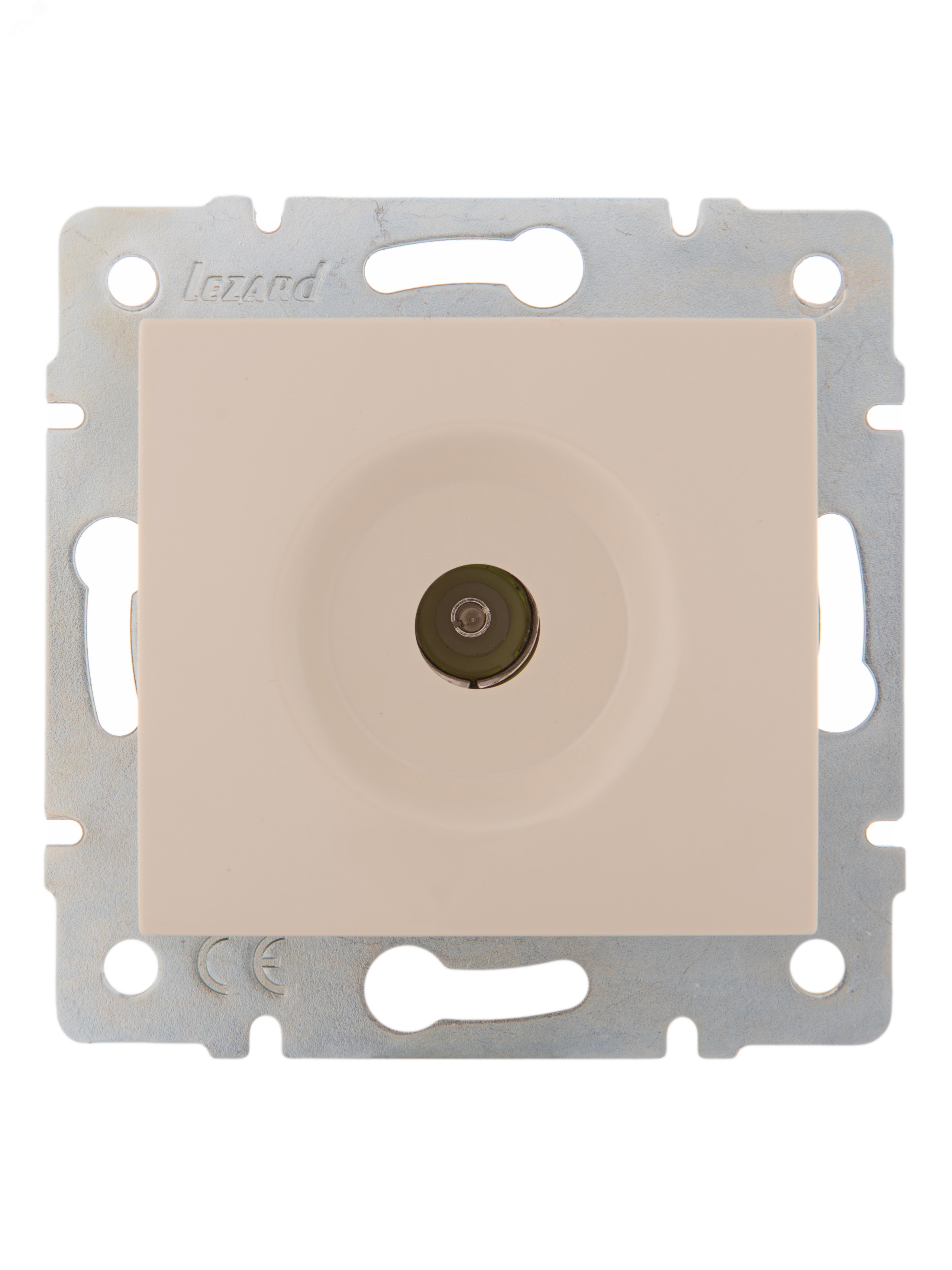 Изображение товара KARINA Розетка ТВ проходная крем (10шт/120шт) (шт)