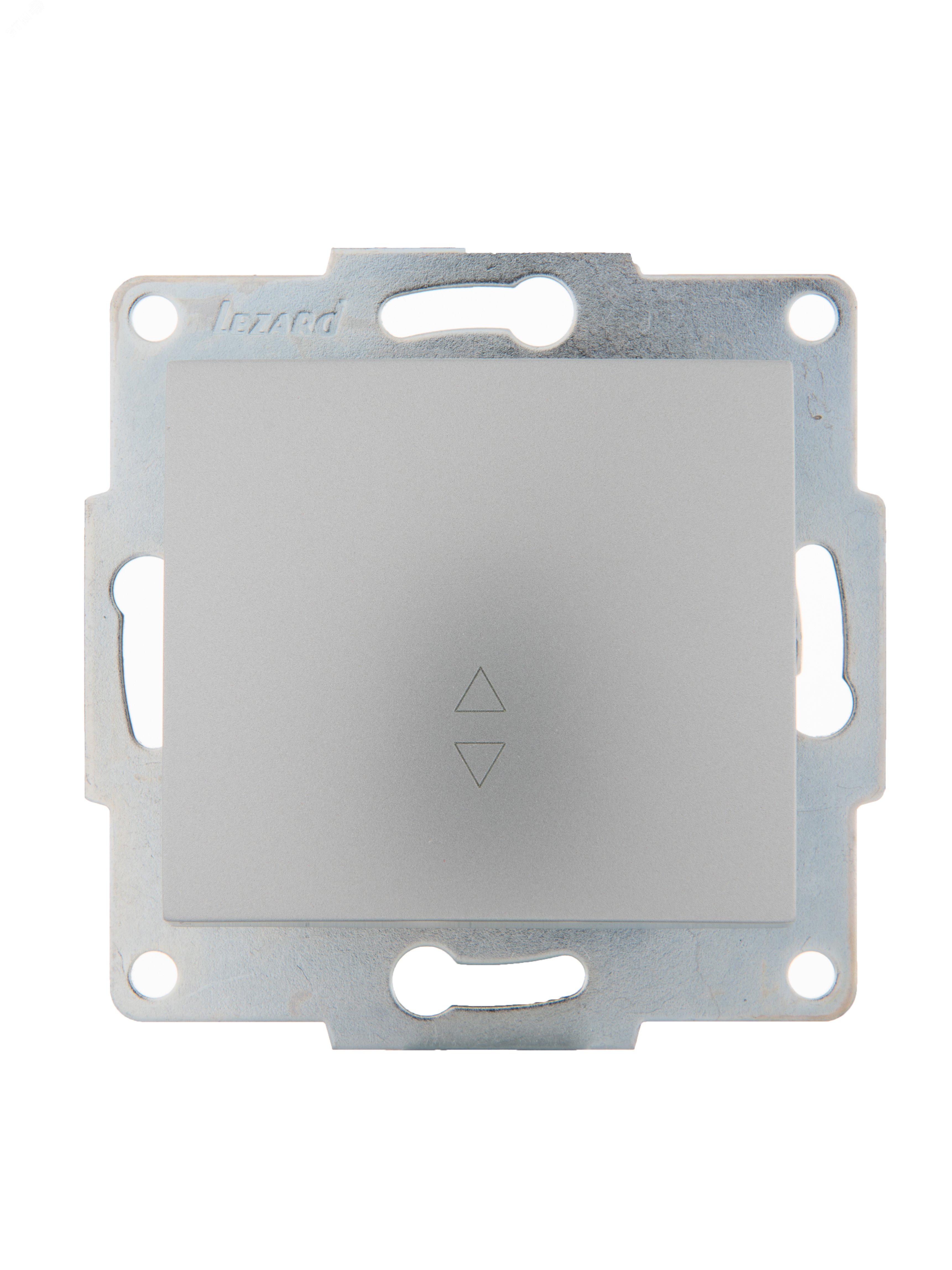 Изображение товара Выключатель проходной KARINA серебристый 1 клавиша скрытый монтаж IP20