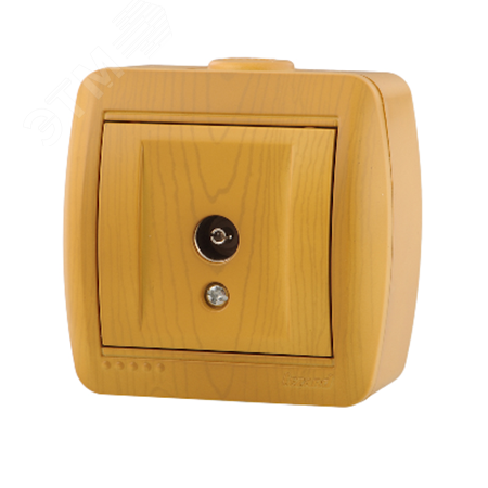 Изображение товара Розетка TV Ната от Lezard для открытого монтажа