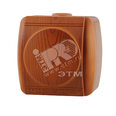 Изображение товара Розетка с заземлением и крышкой серия Nata от Lezard керамика сосна