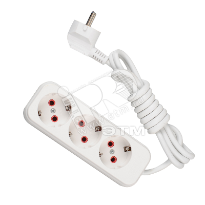 Изображение товара Удлинитель 3х2м с заземлением от Lezard для помещений