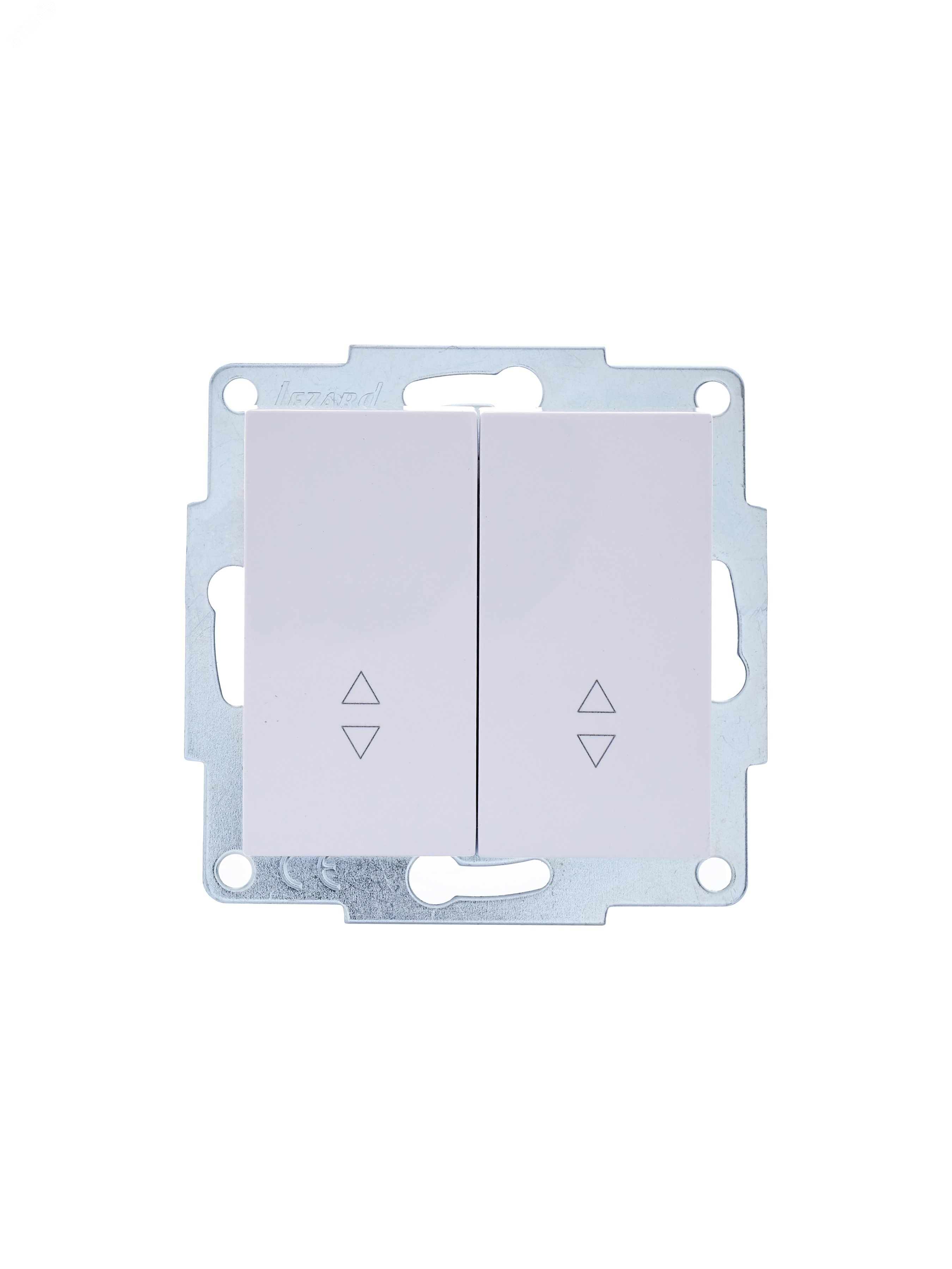 Изображение товара VESNA Выключатель проходной двойной белый (шт)