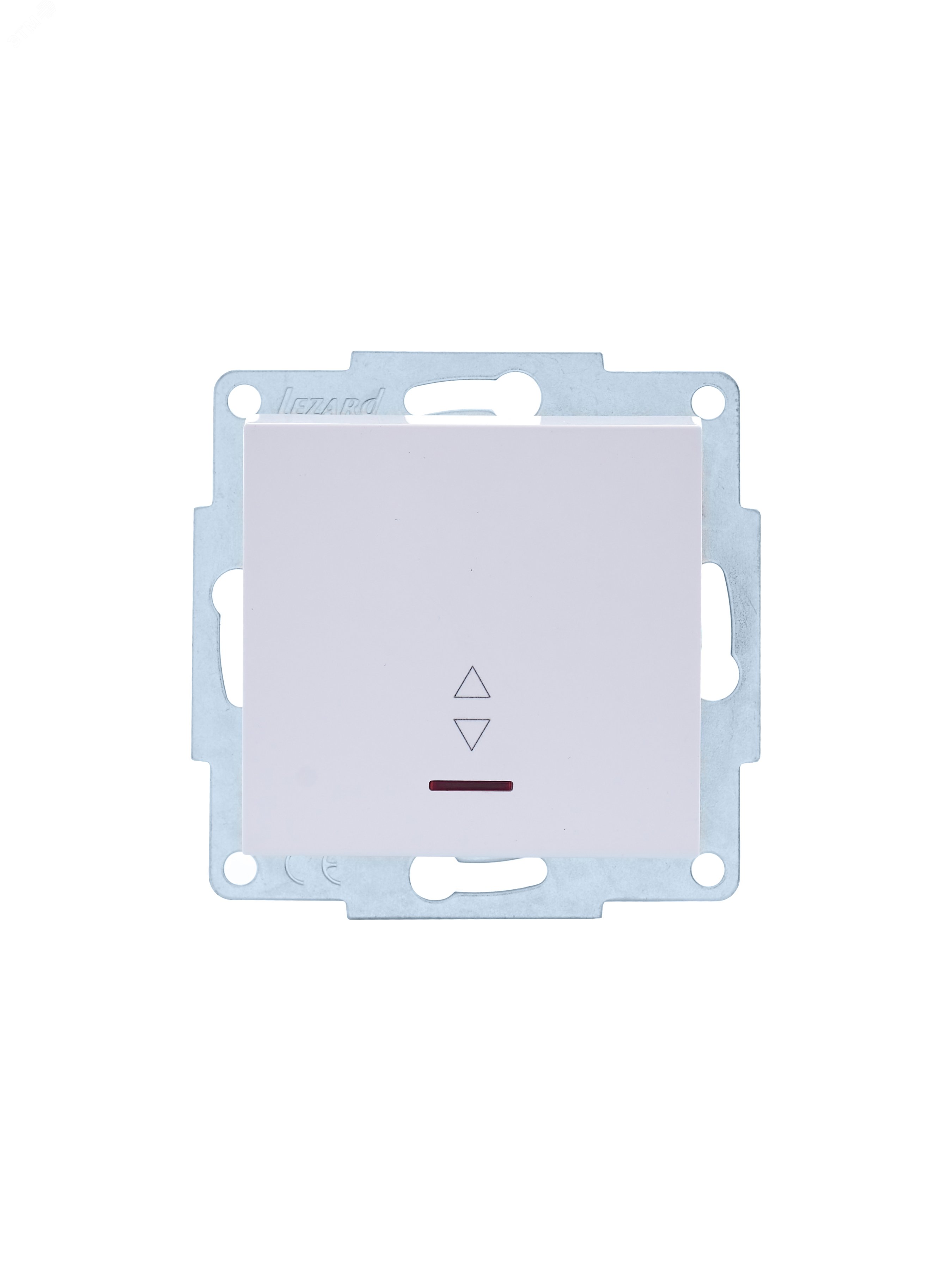 Изображение товара Выключатель проходной с подсветкой белый Lezard 742-0288-114