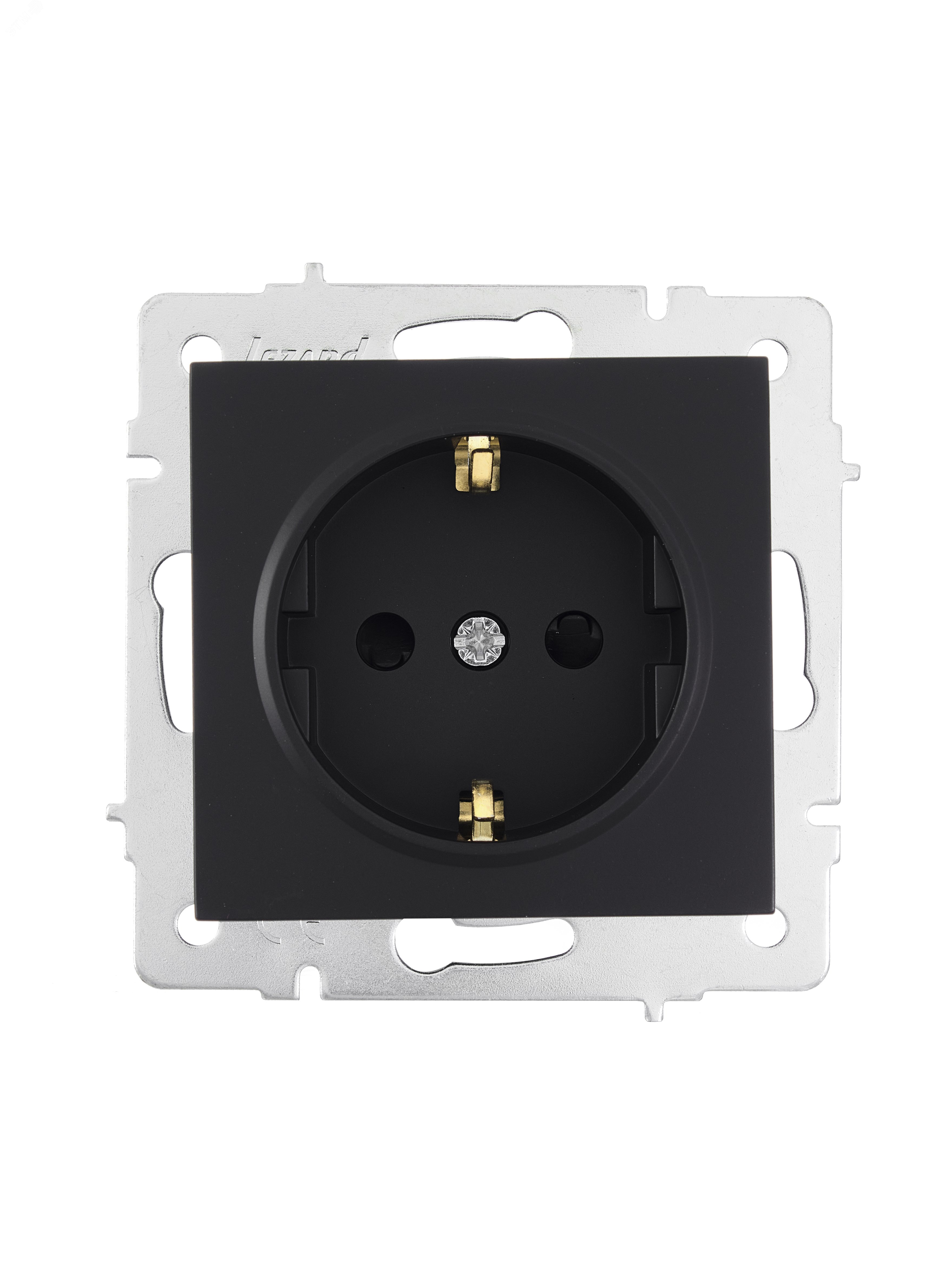 Изображение товара Розетка с защитой от детей VESNA ПБТ белая встроенная IP20 для безопасности