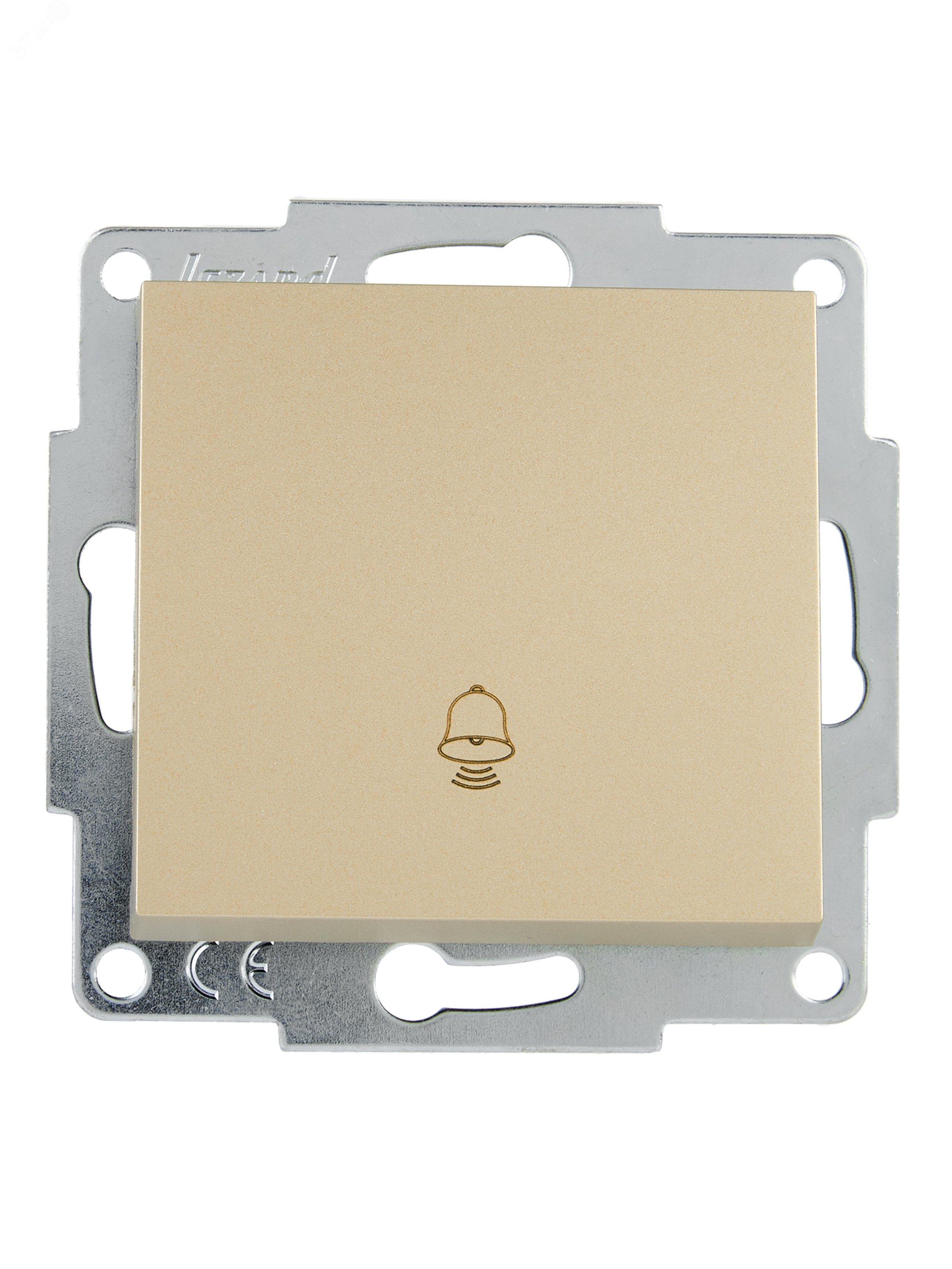 Изображение товара Кнопка звонка VESNA золото для системы оповещения входных дверей