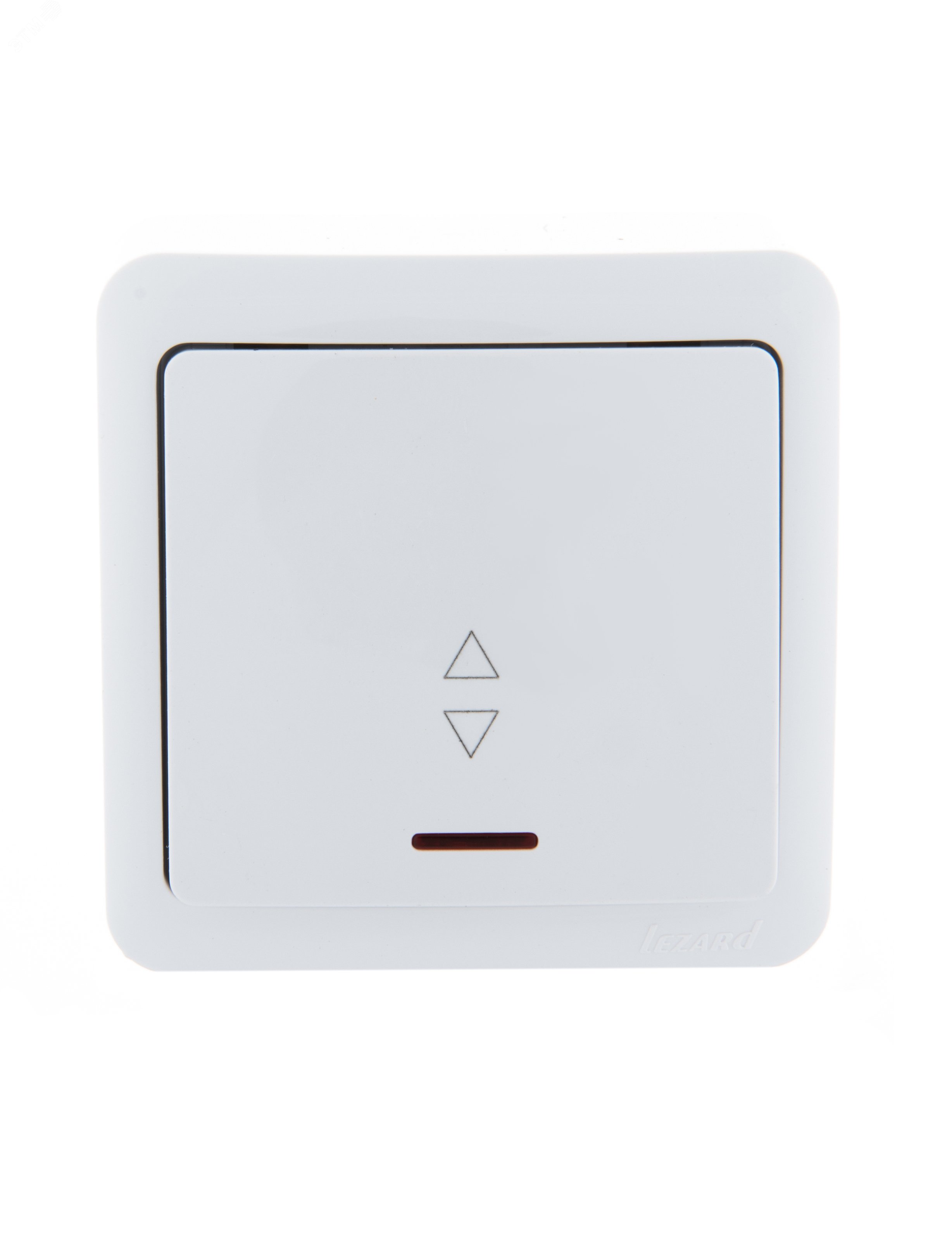 Изображение товара Выключатель проходной с подсветкой белый VIOLA 1 клавиша IP20